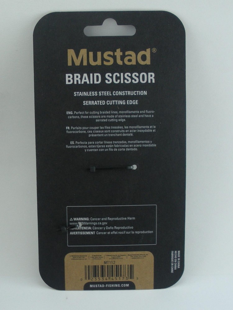 Mustad MT112 Braid Cutter Split Ring Plier Tool