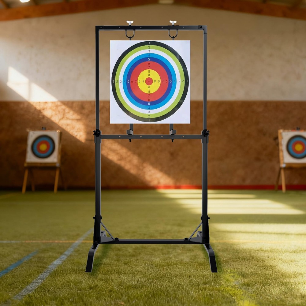 Archery Target Stand, Adjustable Stand Arrow Compatible with Bag/Foam Targets, S
