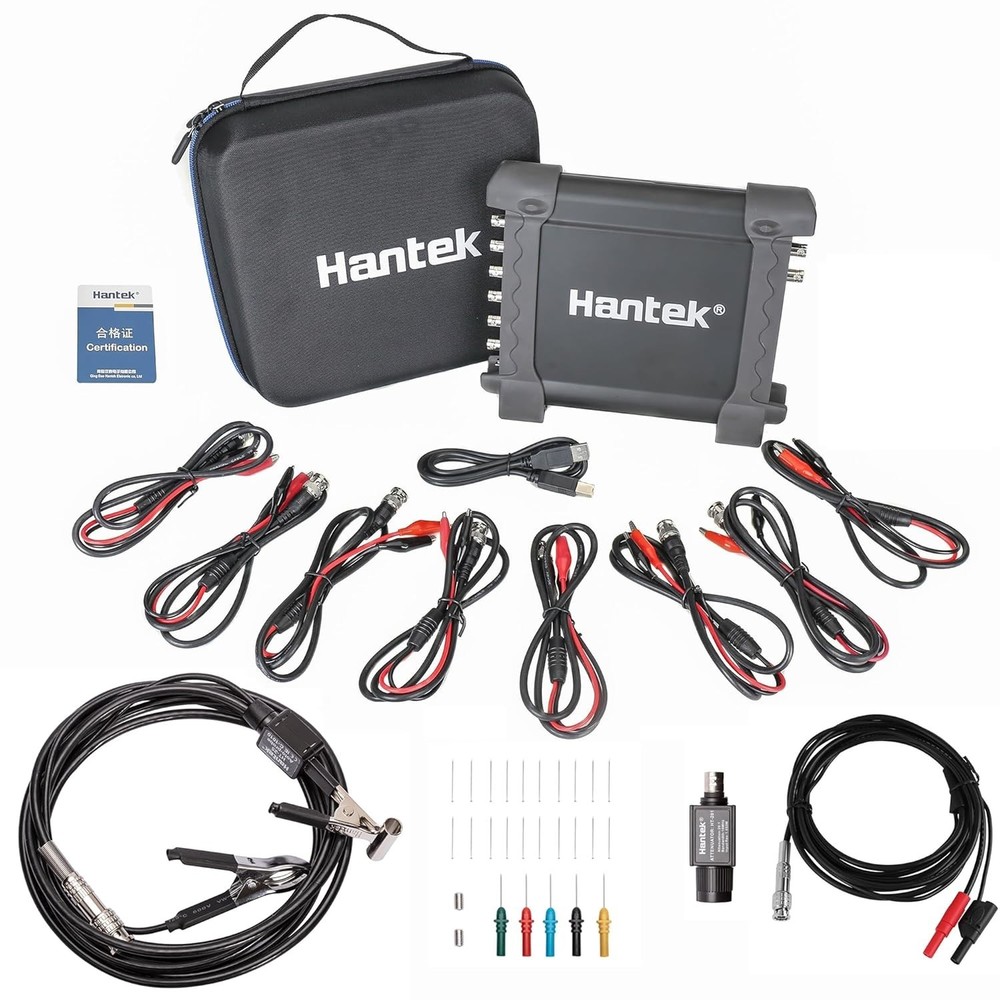 8CH Automotive Oscilloscope 12-Bit Resolution=