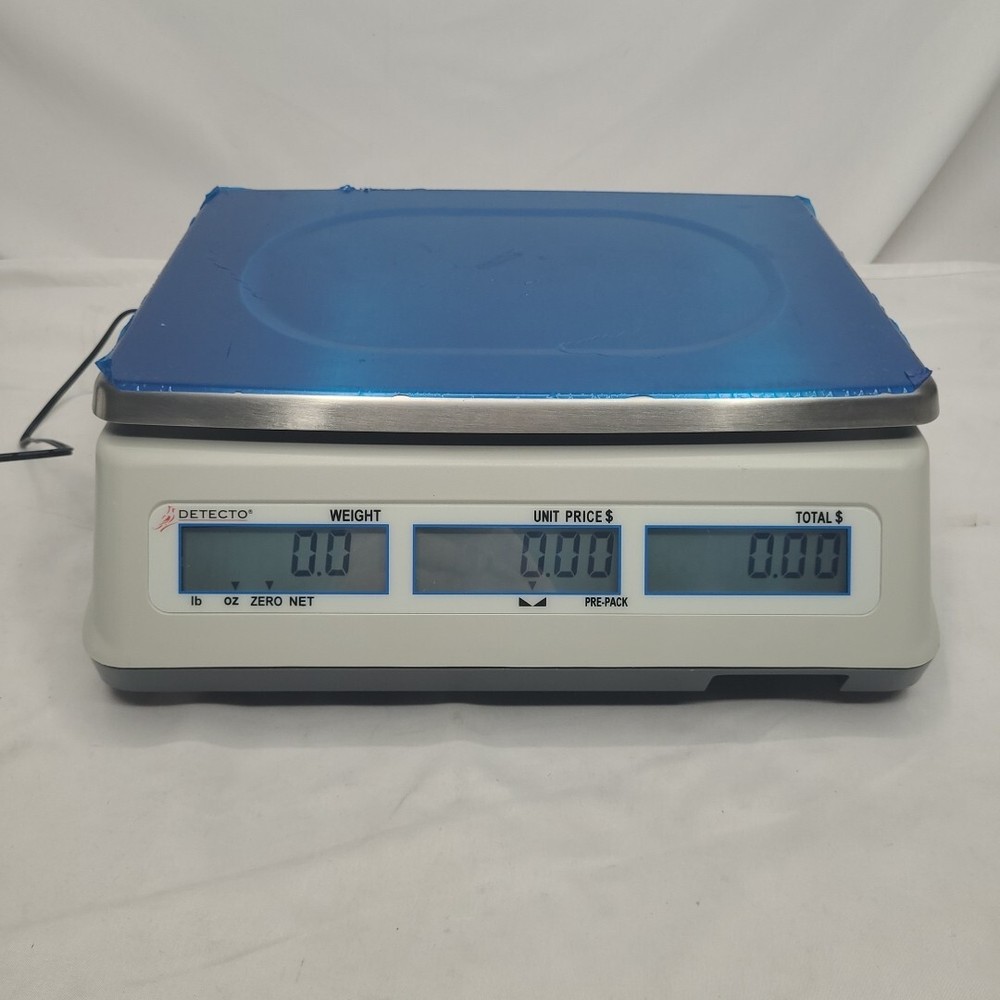 Detecto DM15 Electronic Price Computing Scale, 240 oz x 0.1 oz, Tested Works