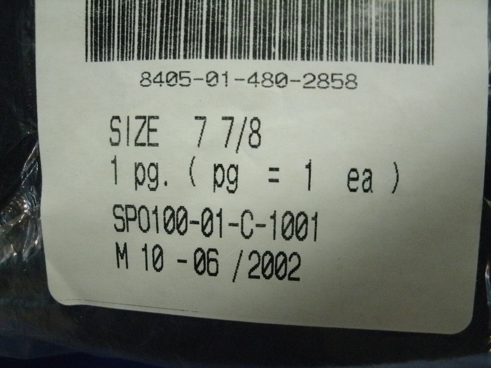 US ARMY BLACK WOOL BERET SIZE 7 7/8 NEW IN WRAPPER