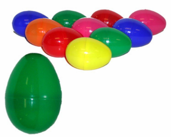 20 EMPTY PLASTIC EASTER VENDING EGGS 2.25 INCH, BEST PRICE, FASTEST SHIP!!