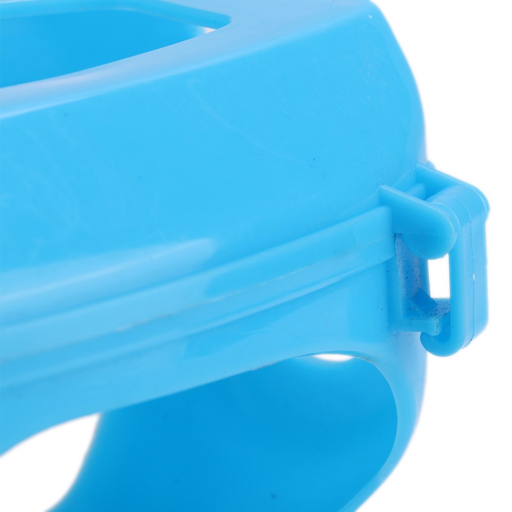 Plastic Holder For Injection Feeding Fixed Mount Bird Supply(blue)♡