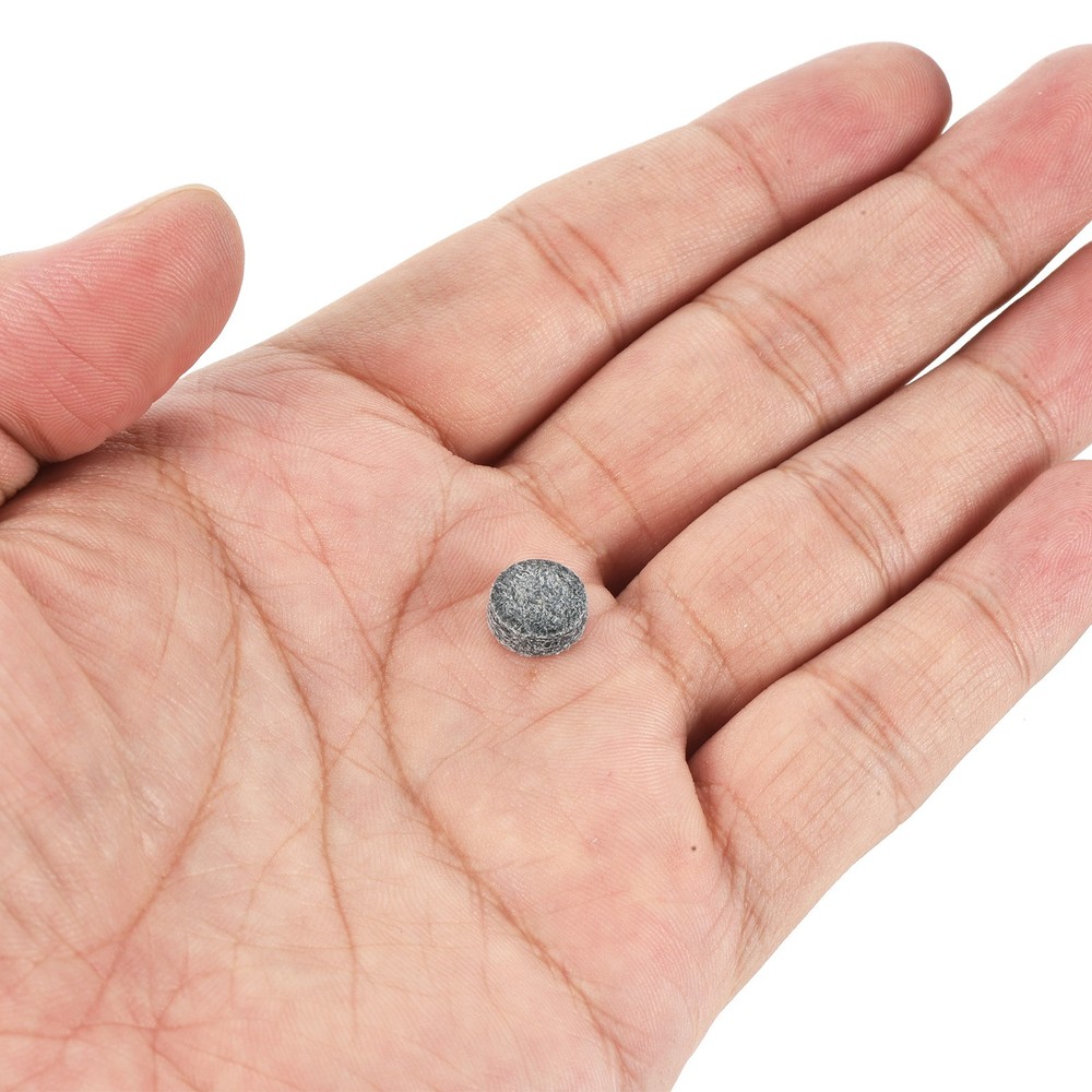 9mm Billiard Slide Stick Tips, 20pcs Replacement Tips, Grey