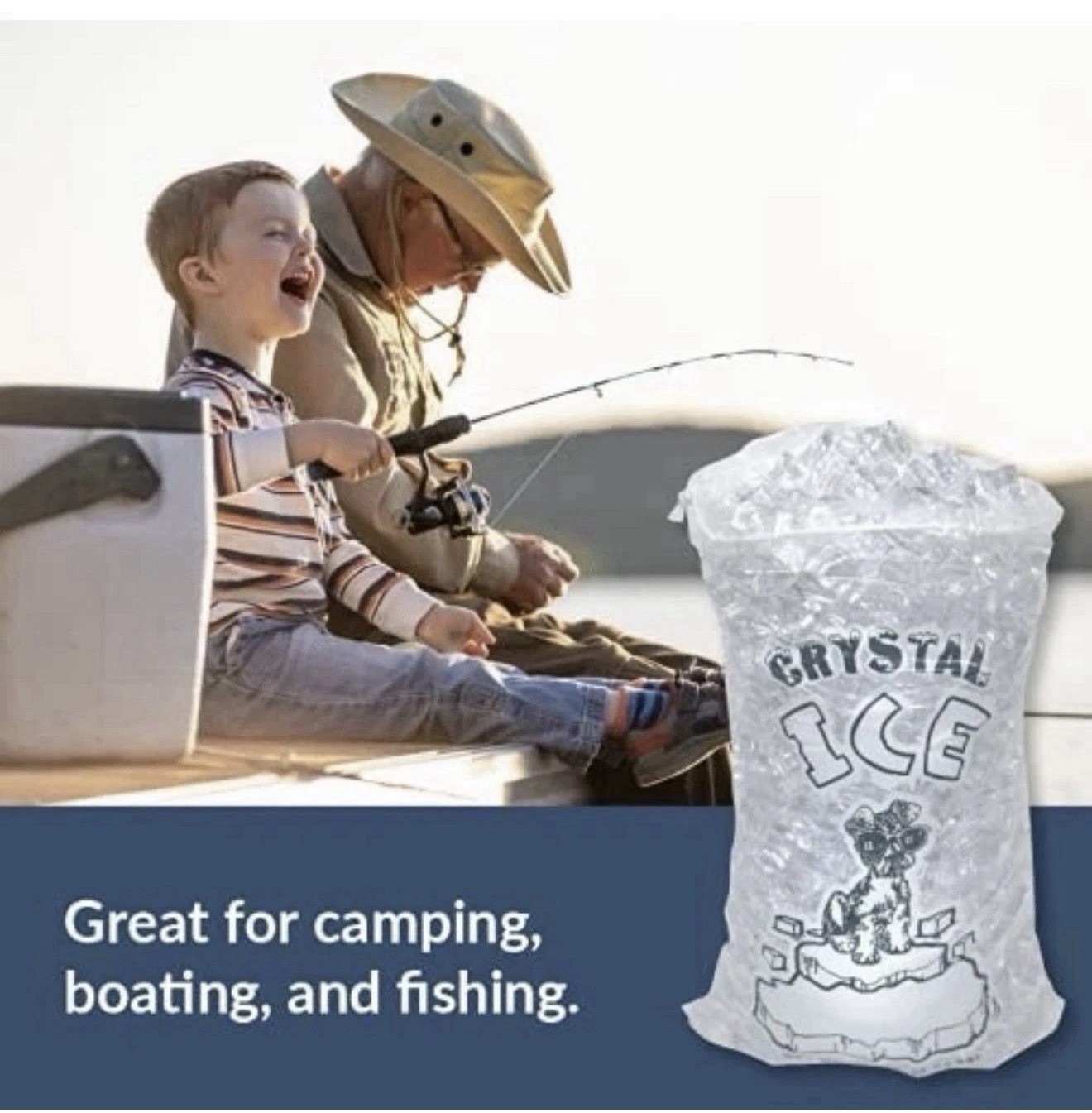 8 lb / 10 lb / 20 lb Ice Bags with Drawstring Commercial Grade Free Shipping