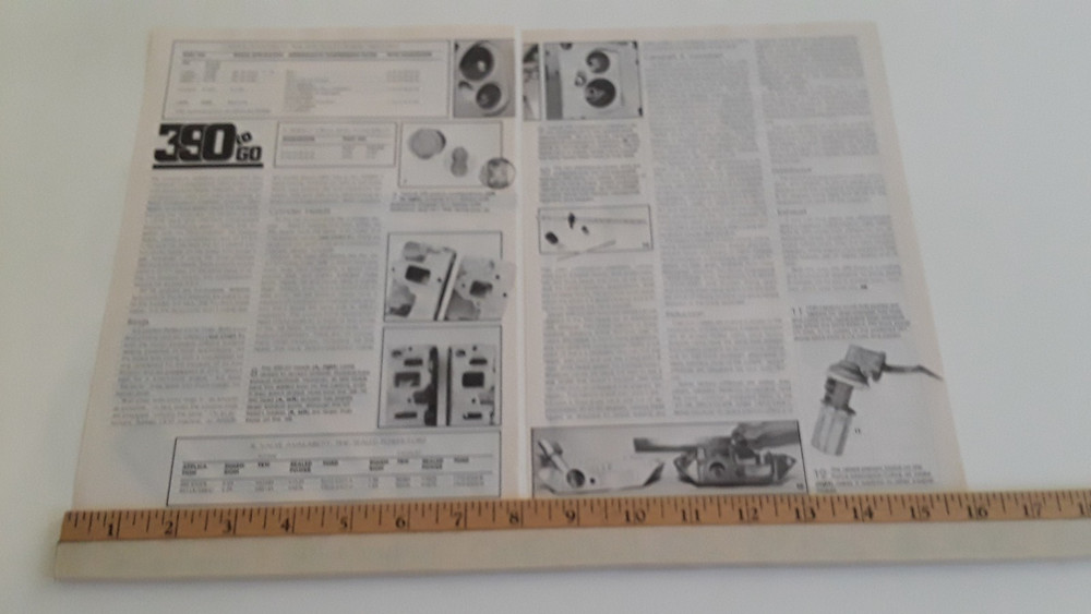 FORD 390 ENGINE ORIGINAL 1982 ARTICLE