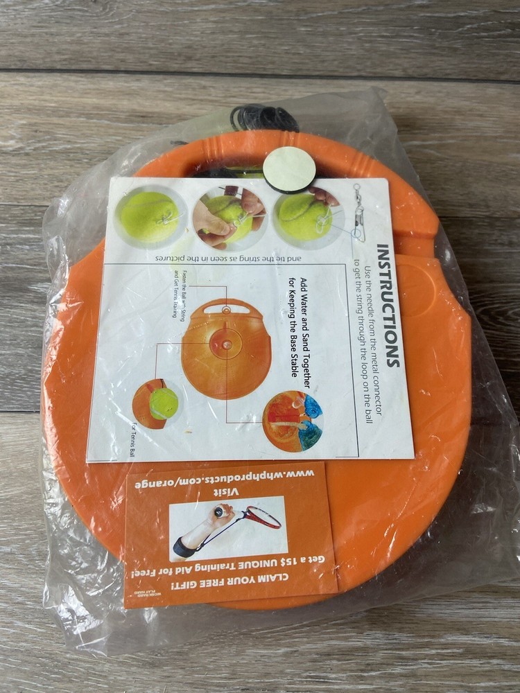 Trnnis Training Exercise Practice Ball Back Base Tool New