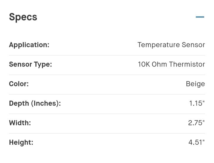 Carrier Space Temperature Sensor with Override (33ZCT55SPT)