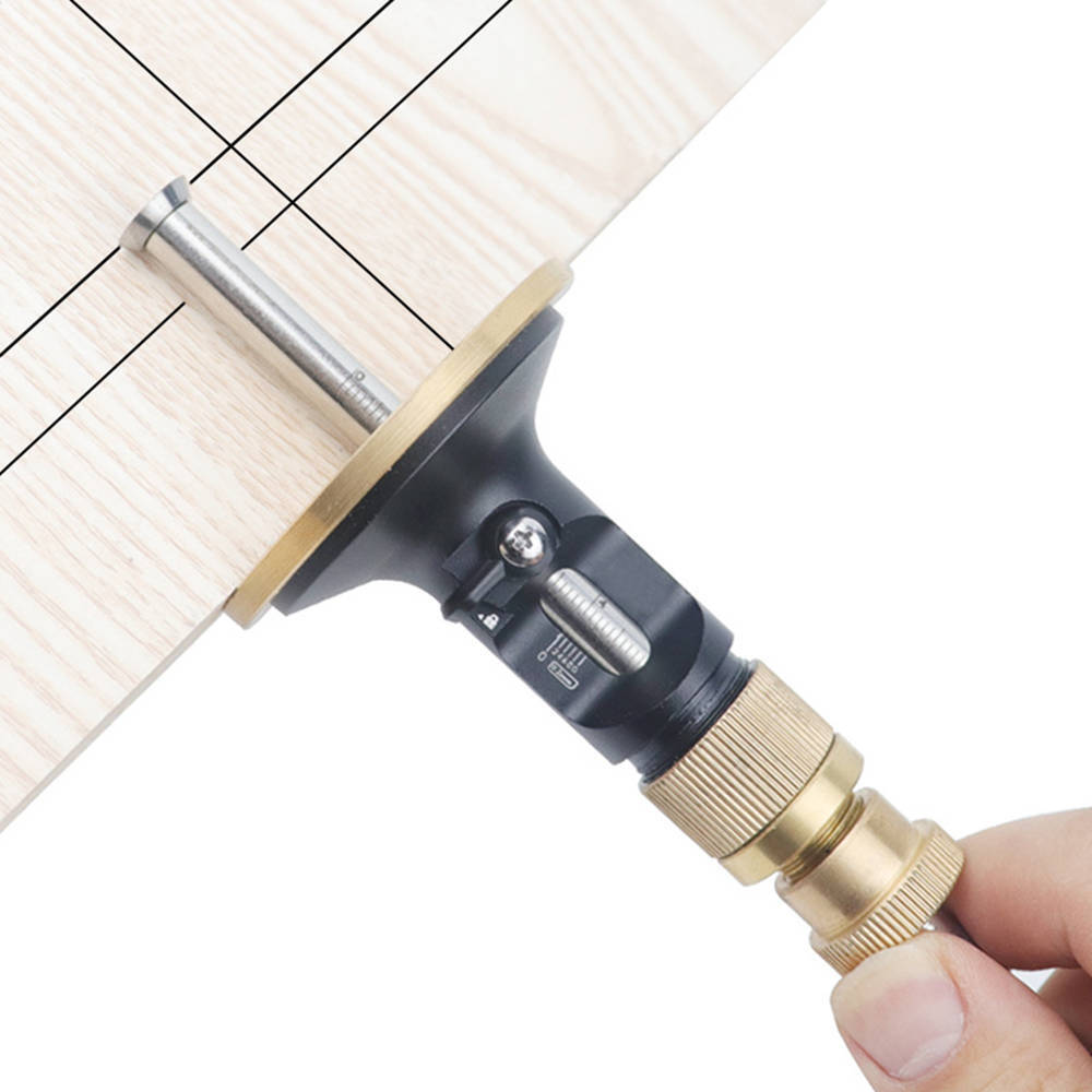 Micro Wheel Marking Gauge Woodworking Marking Scriber Kit Micro Adjust 0.2mm CS