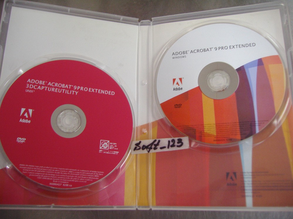 Adobe Acrobat 9 Pro Extended Windows PC Liceensed for 2 PCs =PERMANENT VERSION=