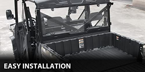 Clear Polycarbonate Back Window for Polaris Ranger XP Rear Windshield