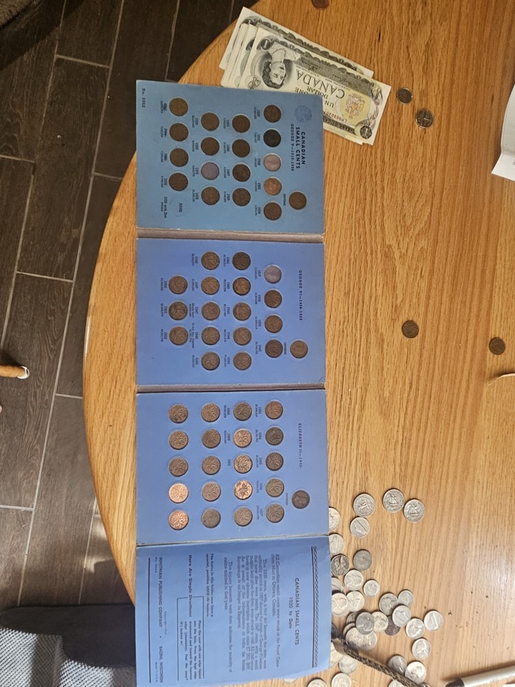 canadian small cent collection - Missing 3 dates