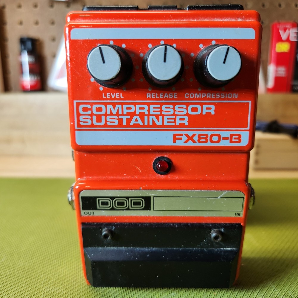 DOD Digitech FX80B Compressor Sustainer Rare Vintage Guitar Effect Pedal