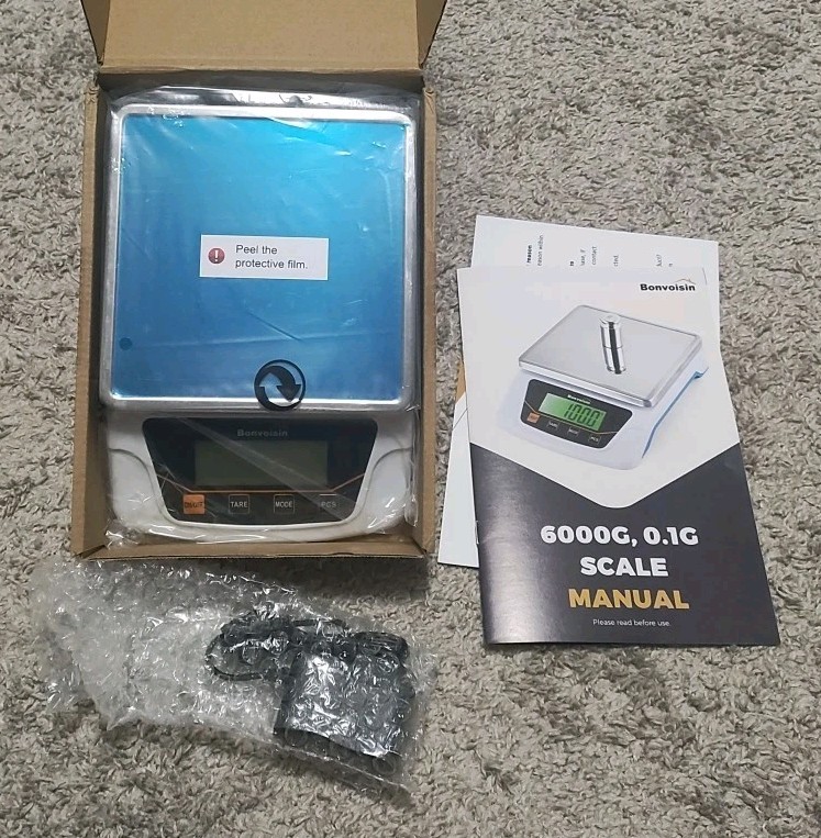 Digital Scale 0.1 Gram Accuracy Precision Lab Scale 6000g Scientific Digital ...