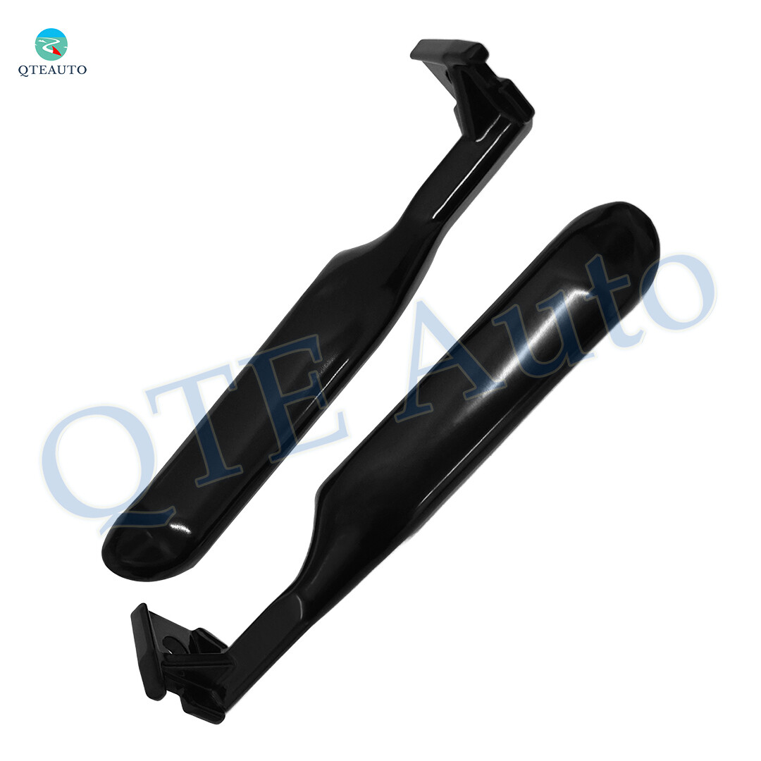 Pair of 2 LH RH Black Metal Inside Door Handles For 1987-1996 Ford F-150