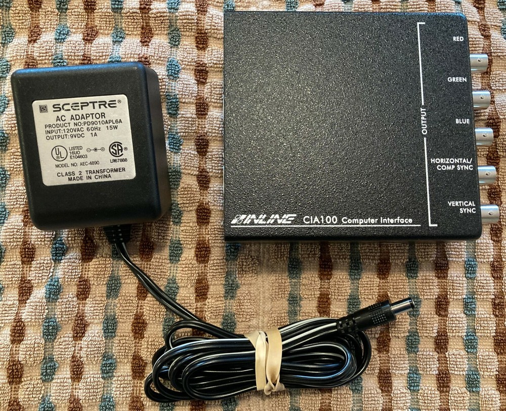 Extron INLINE CIA100 Computer Video Interface Box With Power Supply
