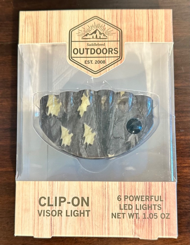 Saddlebred Outdoors Clip-On Visor/Hat Light LED Lights