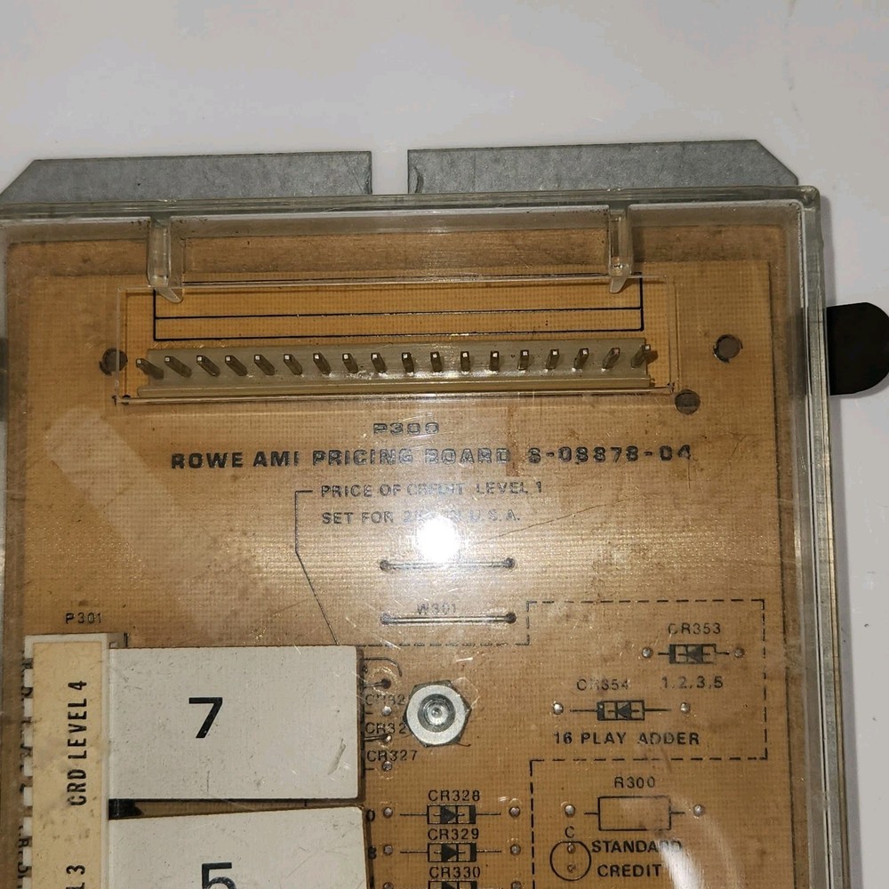 Rowe Ami Pricing Board 6-08878-04 Untested