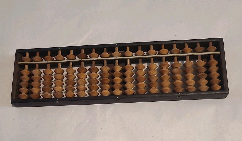 Japanese Portable 17 Column 102 beads  Abacus Arithmetic Soroban Math Learning..