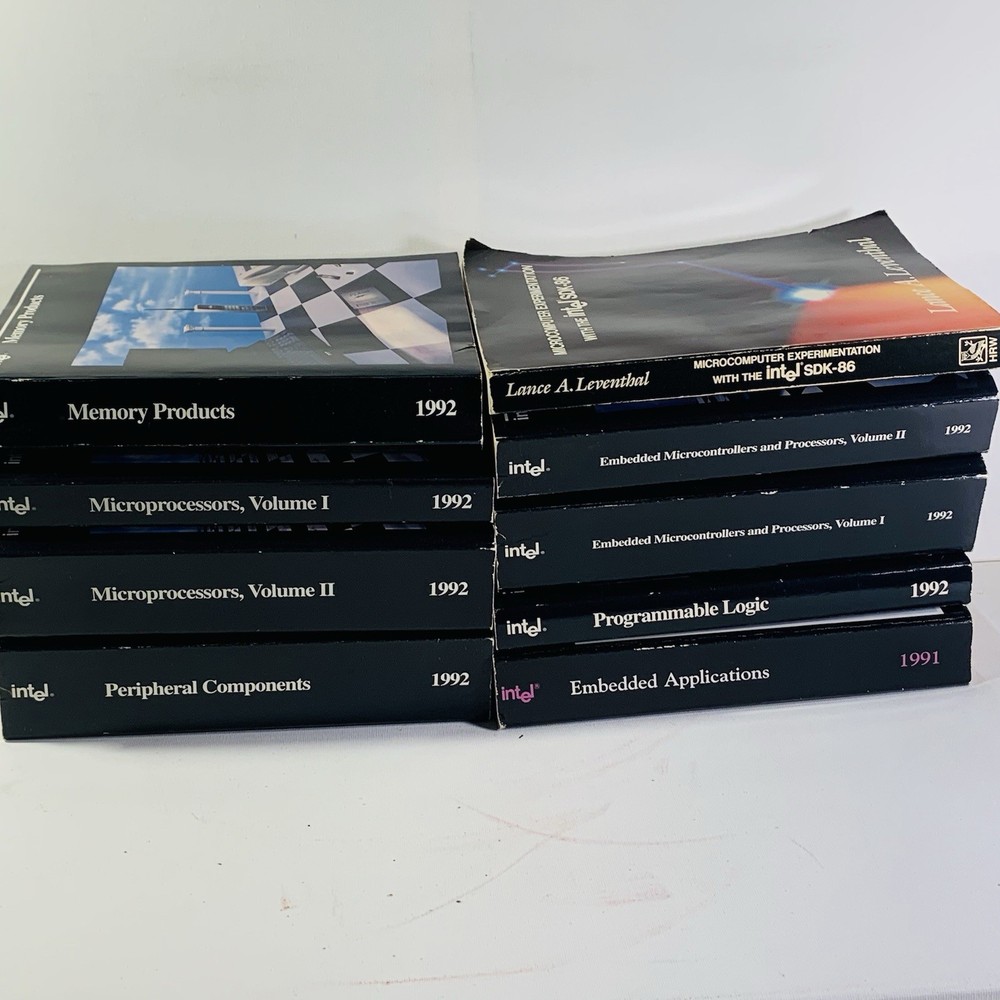 Data Book = Intel Eight Volume Set 1992 Handbooks Applications Catalogs