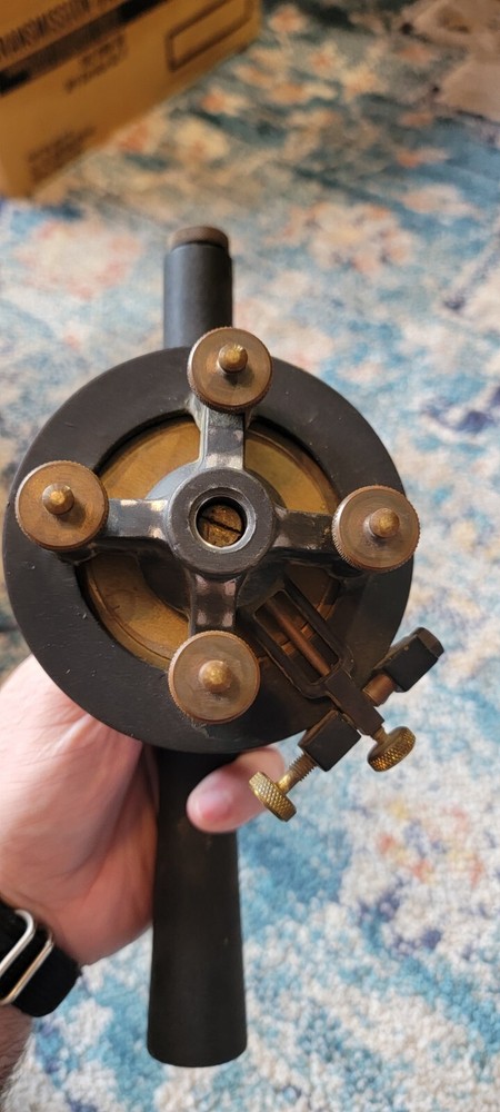 Vintage Berger Dumpy Level Erecting Telescope Transit Box Paperwork