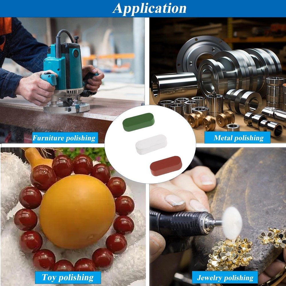 Sunxeke Metal Buffing Polishing Compound Kit,Buffing Wheel Compound...