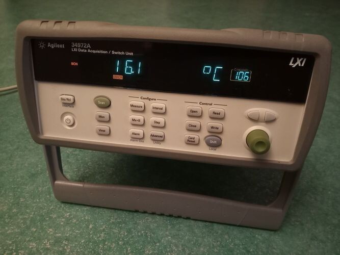Agilent 34972A LXI Data Acquisition Switch Unit; Ships from the E.U.