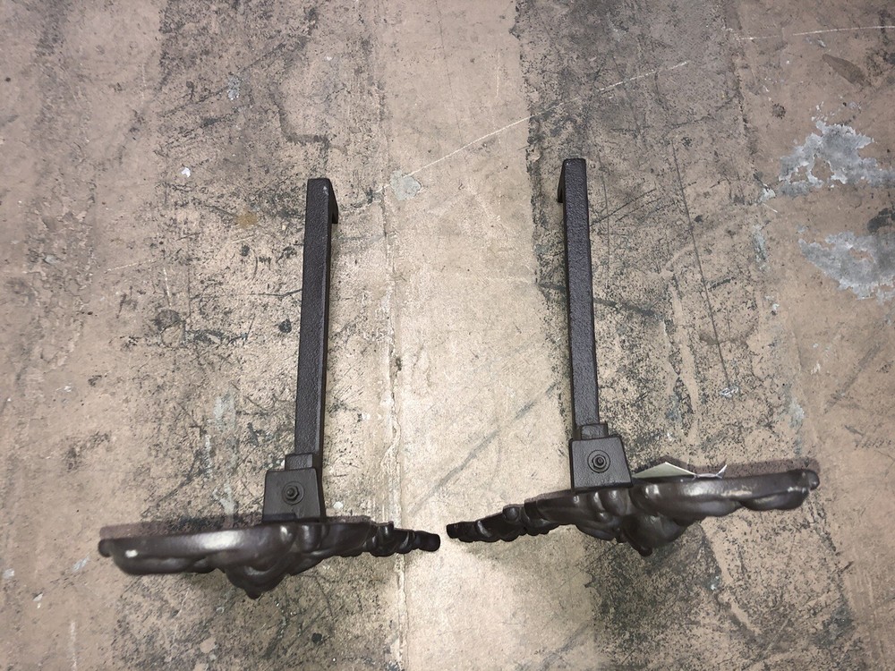 Andirons With Faces
