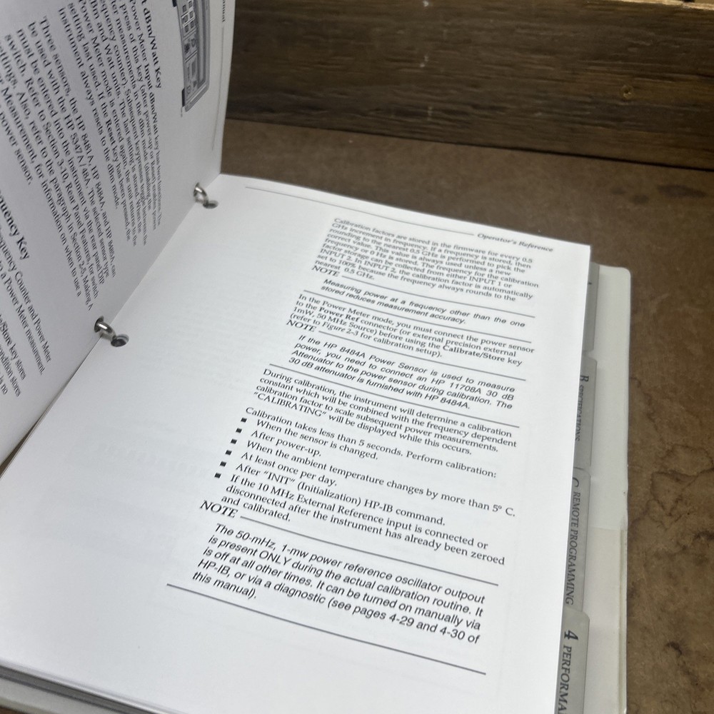 HP 5347A/48A Microwave Counter/power Operating Programming Manual