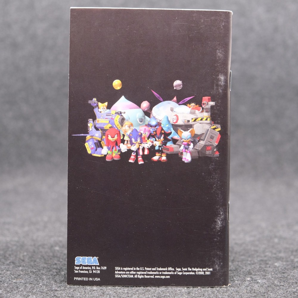 Sonic Adventure 2 Manual Only (GameCube) - Authentic acceptable Condition