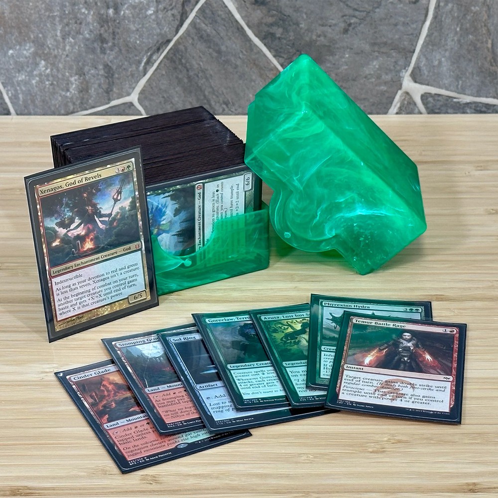 BCW Prism Deck Case Polished Jade Green