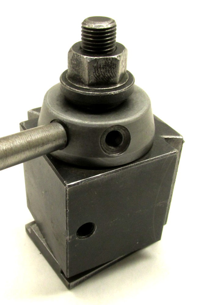 PISTON TYPE QUICK-CHANGE TOOL POST - 0 to 12" SWING - USES AXA HOLDERS
