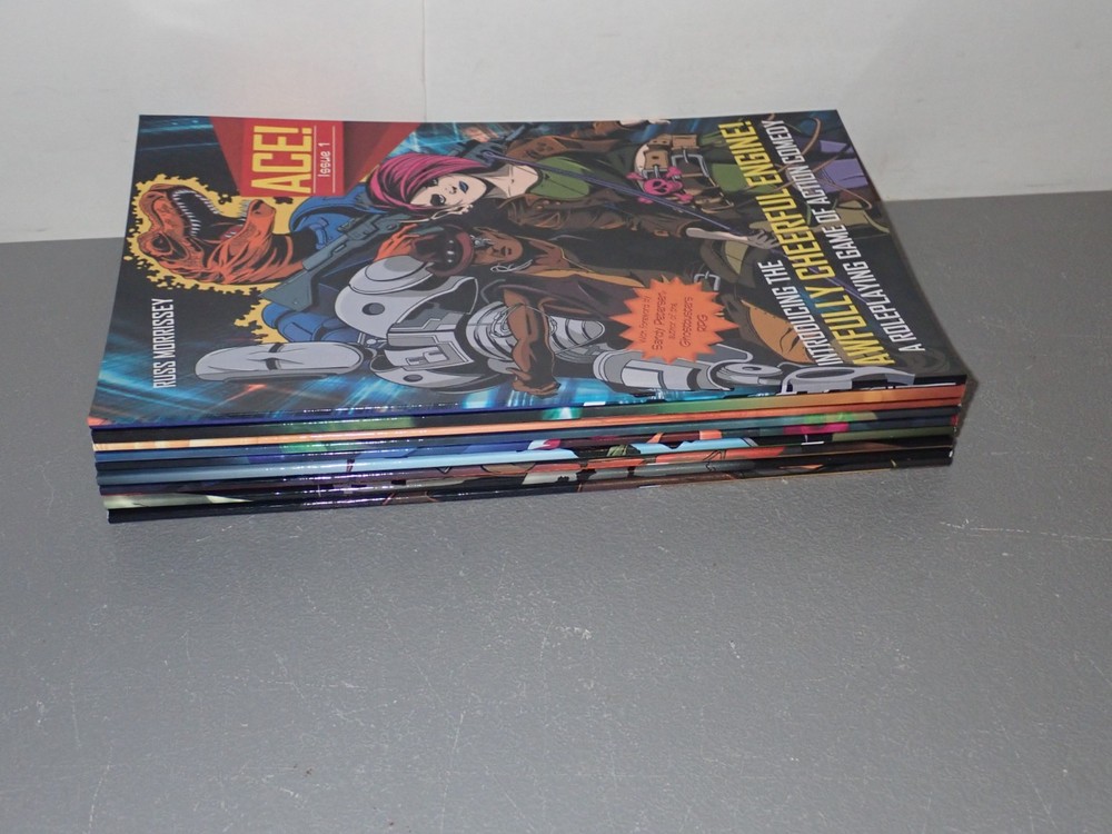 Awfully Cheerful Engine Russ Morrissey ACE Issues 1-9