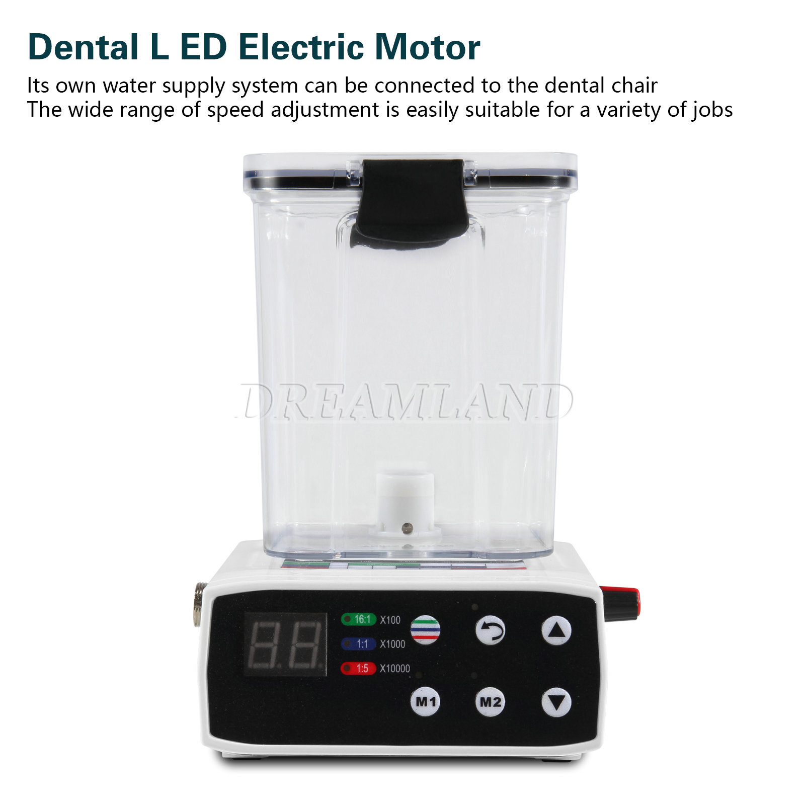 Dental Electric LED brushless Micro Motor With Water Tank 1:5 Carried Around