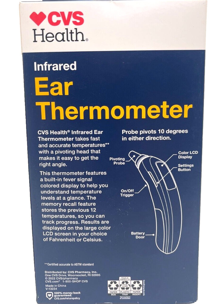 CVS Health Infrared Ear Thermometer