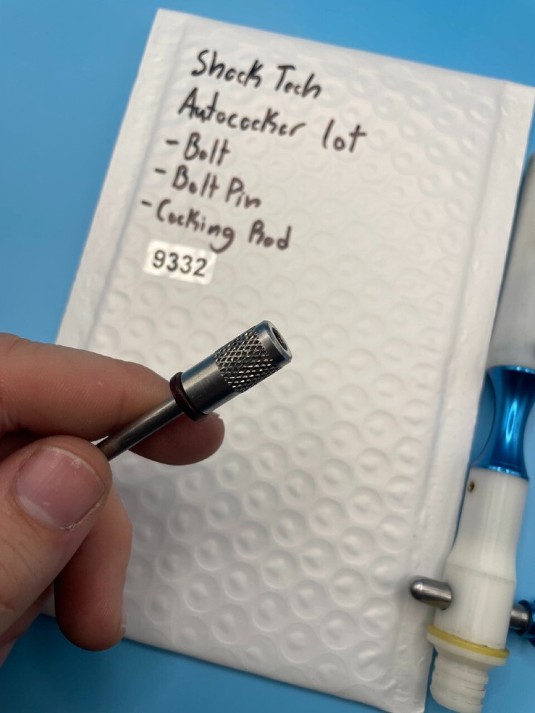 Shock Tech Autococker Lot -Bolt -Bolt Pin -Cocking Rod