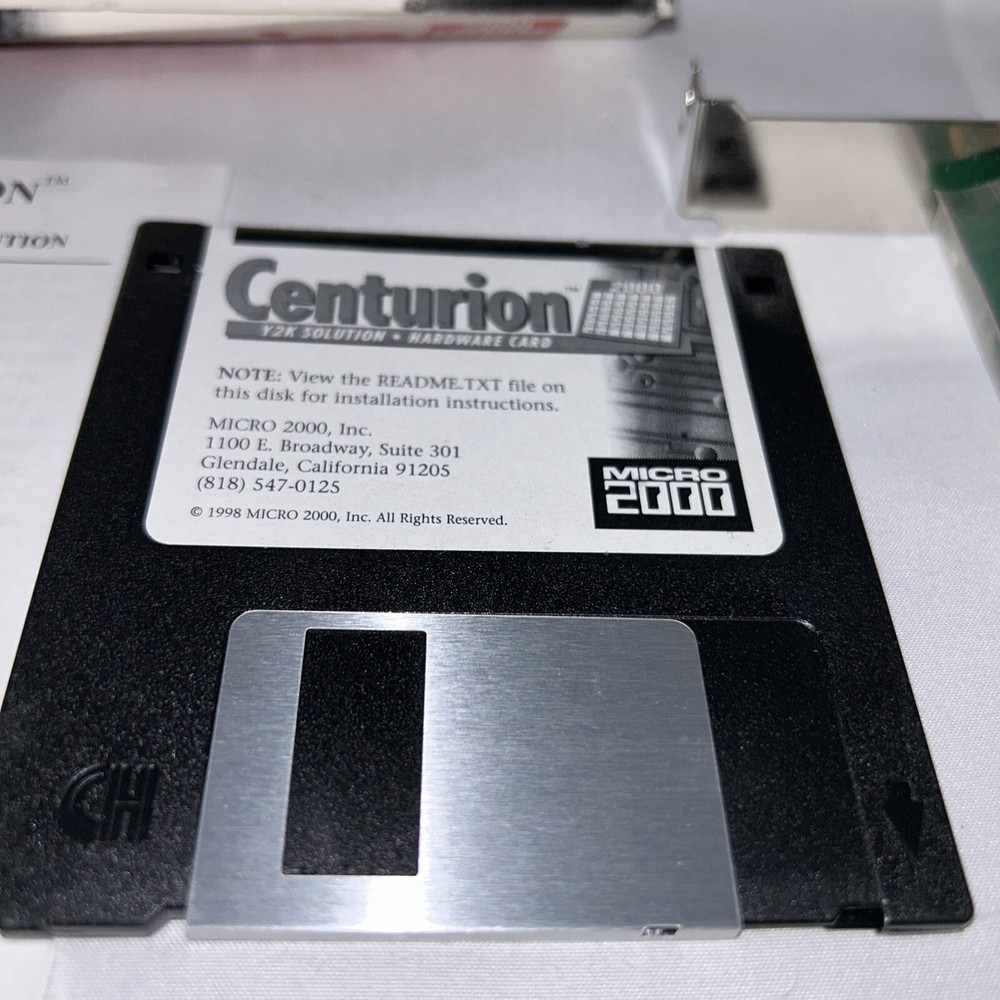 Micro 2000 Centurion Complete Y2K Rollover Card Expansion Board New in Package