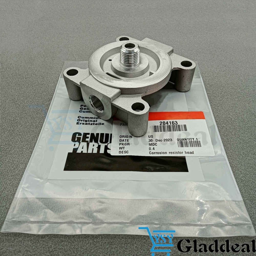Diesel Engine Remote Mount Coolant Filter Head For Cummins Cat 204163