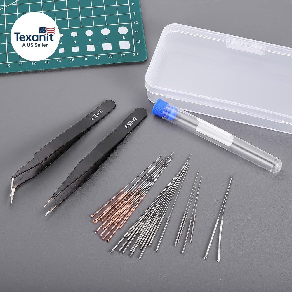 3D Printer Tools Kit, 32 Pcs 3D Printer Nozzle Cleaning Tool Kit with 30Pcs Clea