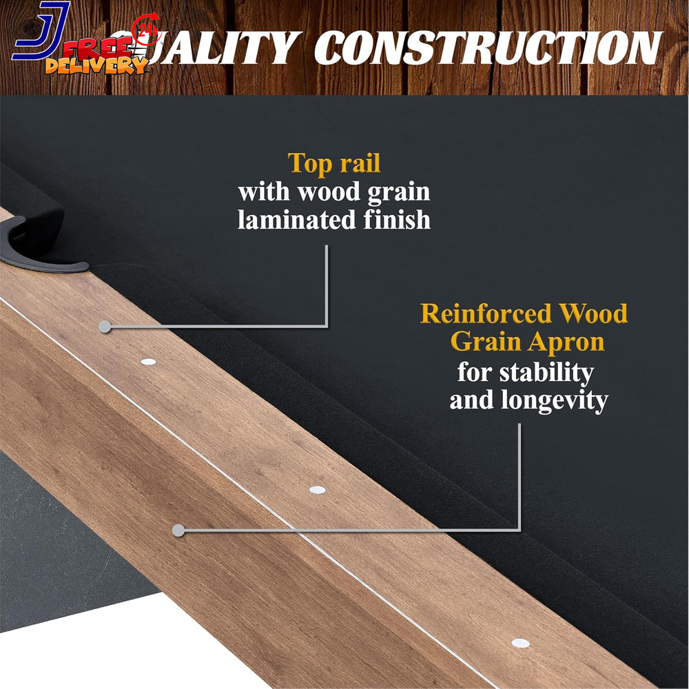 Urban Collection Multiple Styles Pool Table Preassembled Playfields Perfect for