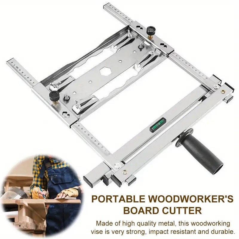 Adjustable Electric Circular Saw Machine Edge Guide Positioning Cutting Board US