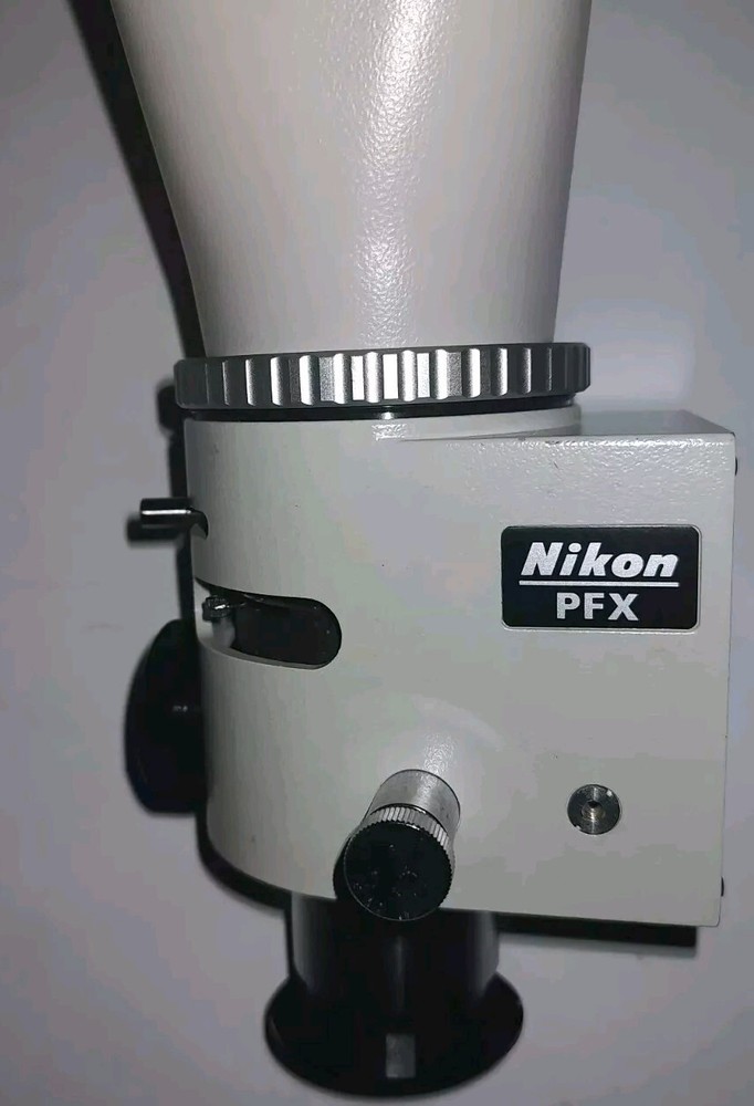 Nikon PFX 4X Microscope Shutter Format Adapter w/ Built-In Polaroid Camera