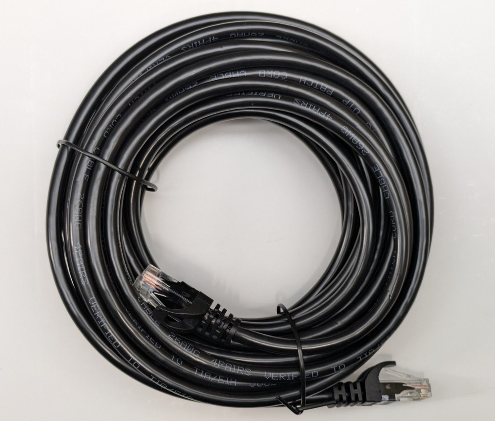 8 meter (~25 ft) Cat6 outdoor rated Ethernet Cable