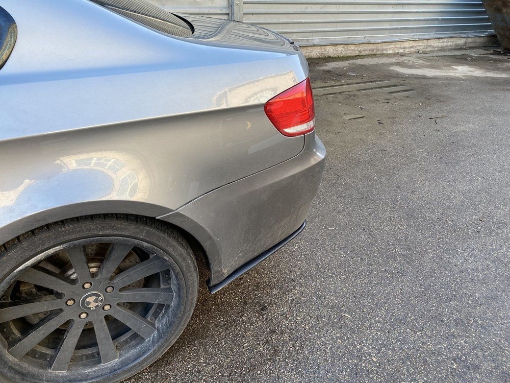 For 3 E92 E93 M Sport Rear bumper Side Splitters flaps ABS Gloss