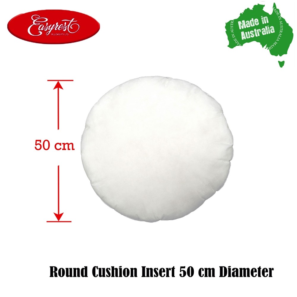 EASYREST Australian Made Cushion Inserts Premium Polyester Filled - 12 sizes