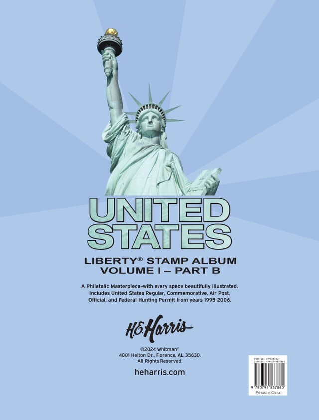 Pages For Harris Stamp Collection Album US Liberty I Part B 1995 2006 New Pack