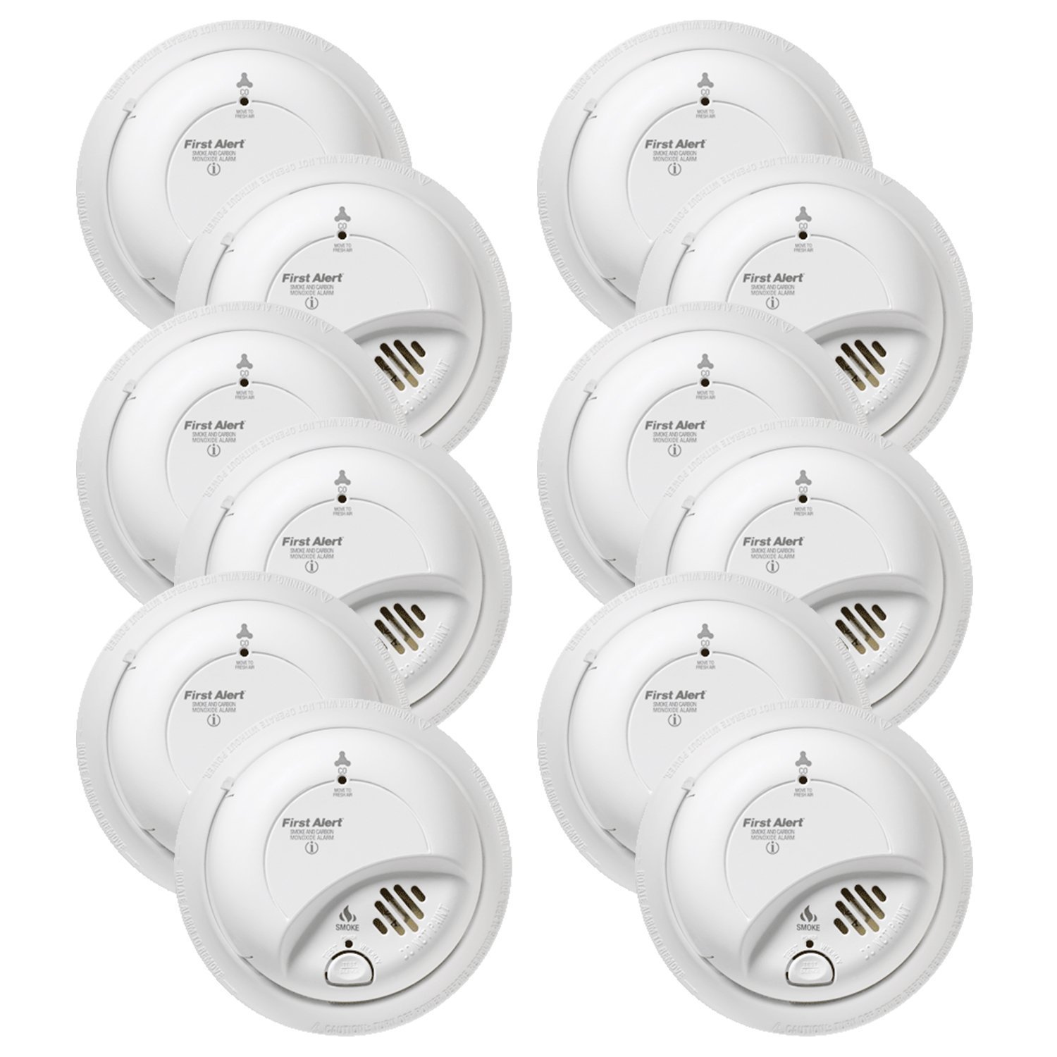 First Alert SC9120B Combination Carbon Monoxide & Smoke Alarm AC Power Authentic