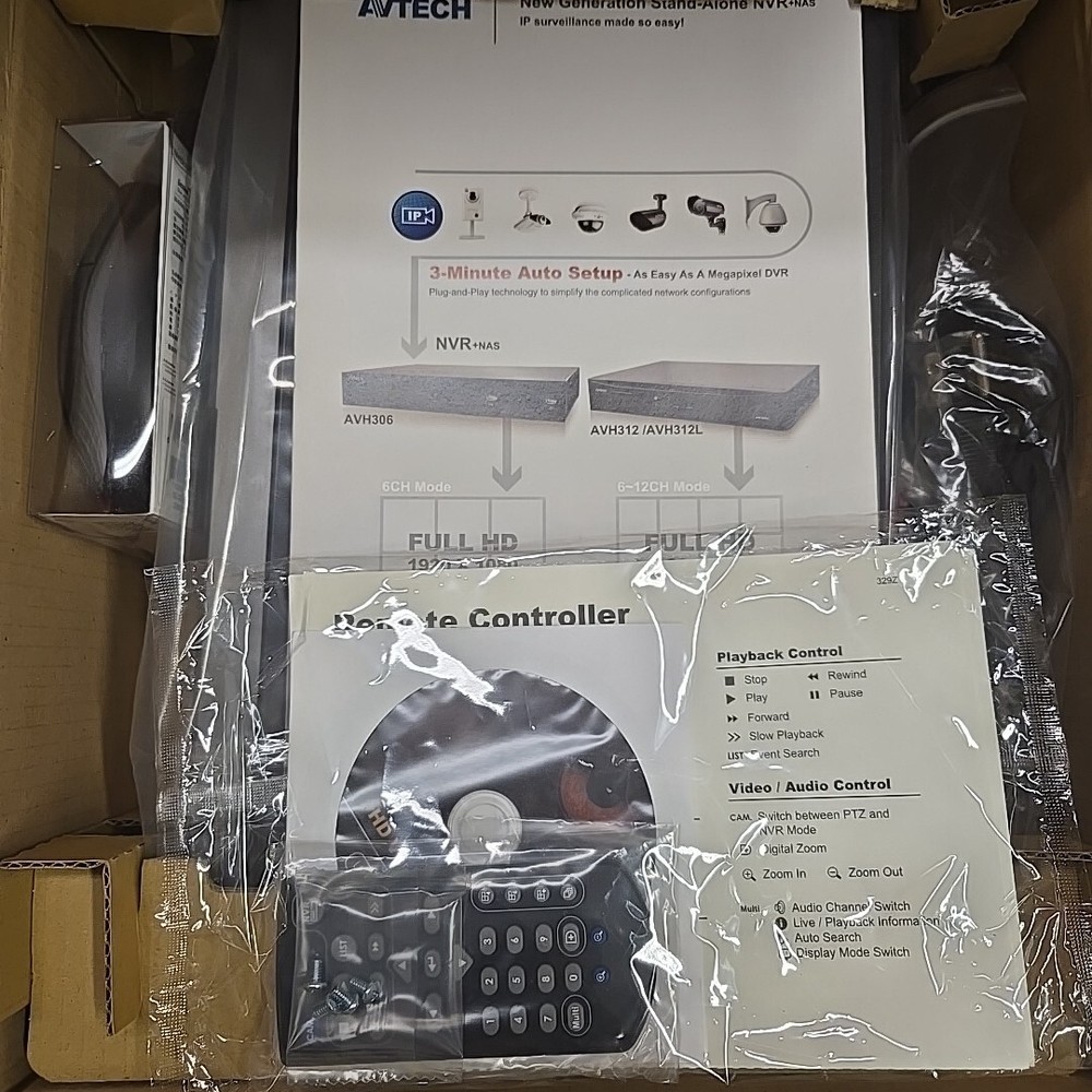 AVTECH AVH304 4CH Push Video HD Network Video Recorder