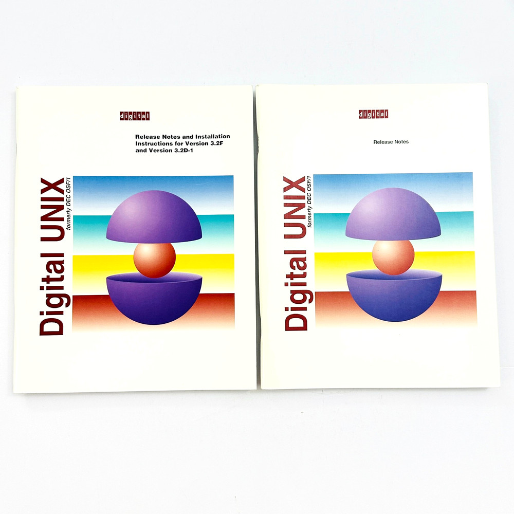 Digital DEC UNIX Installation Guide And Release Notes 2 Manual Set 1995 OSF/1