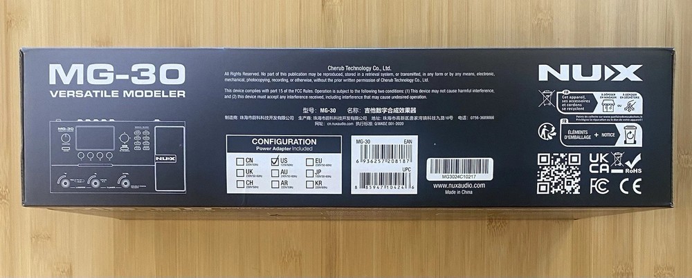 NUX MG-30 Modeling Guitar Processor Multi-Effects Pedal